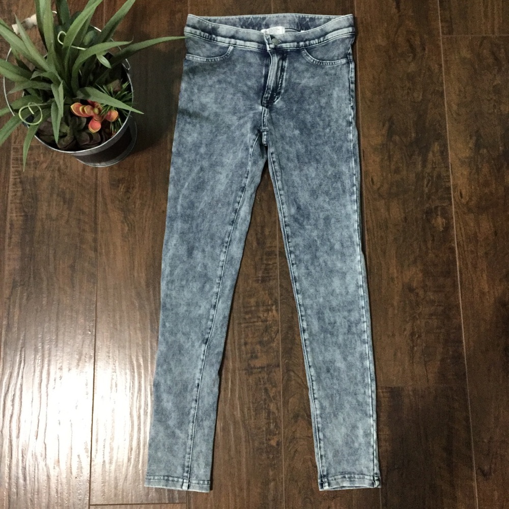 Bleached jeans!